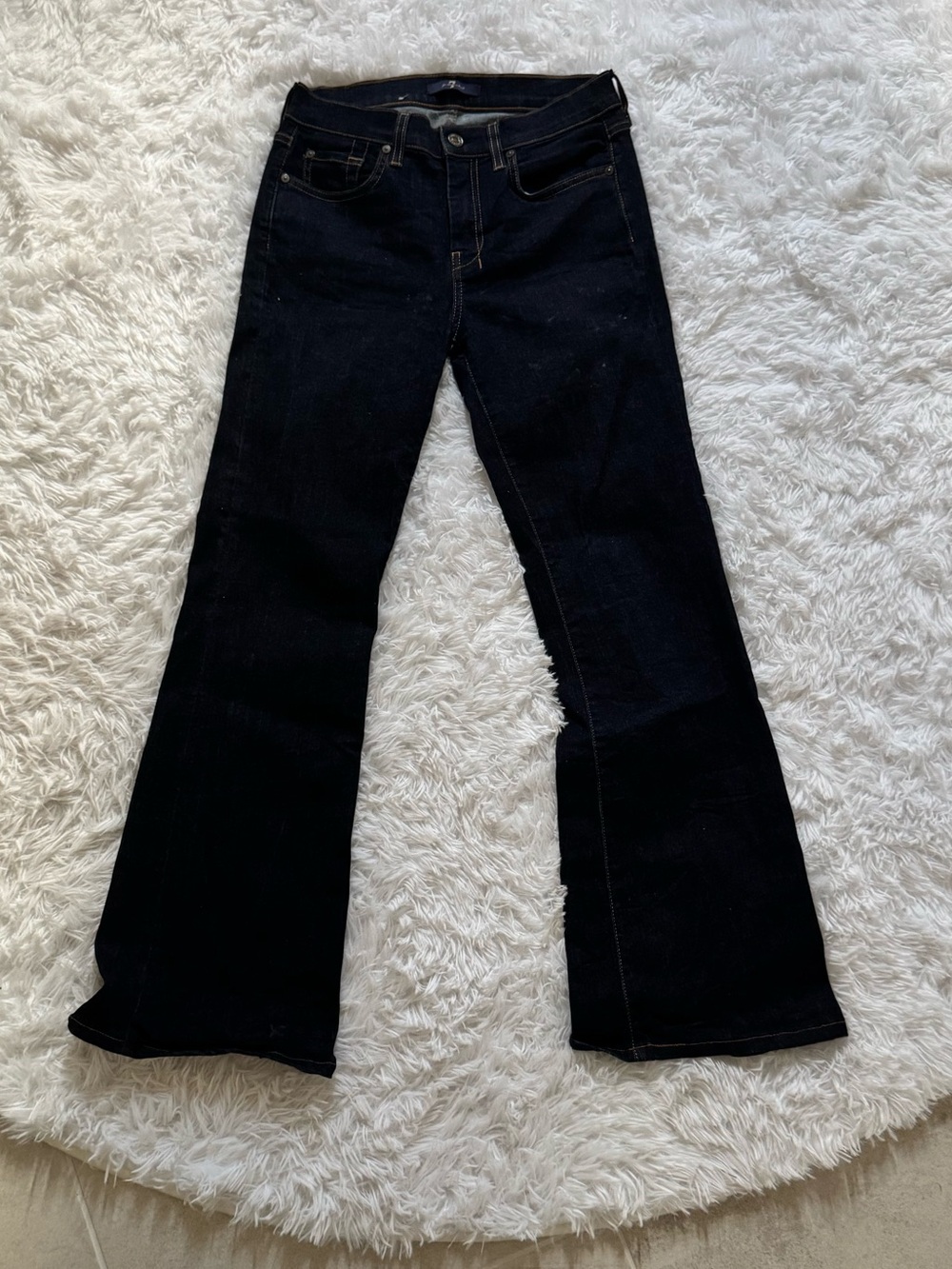 Dark Blue Women's Flared Jeans